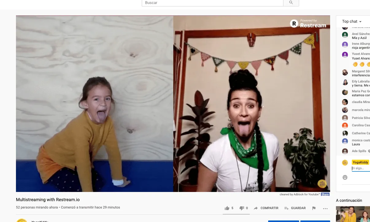 clase gratis de yoga para niños y niñas