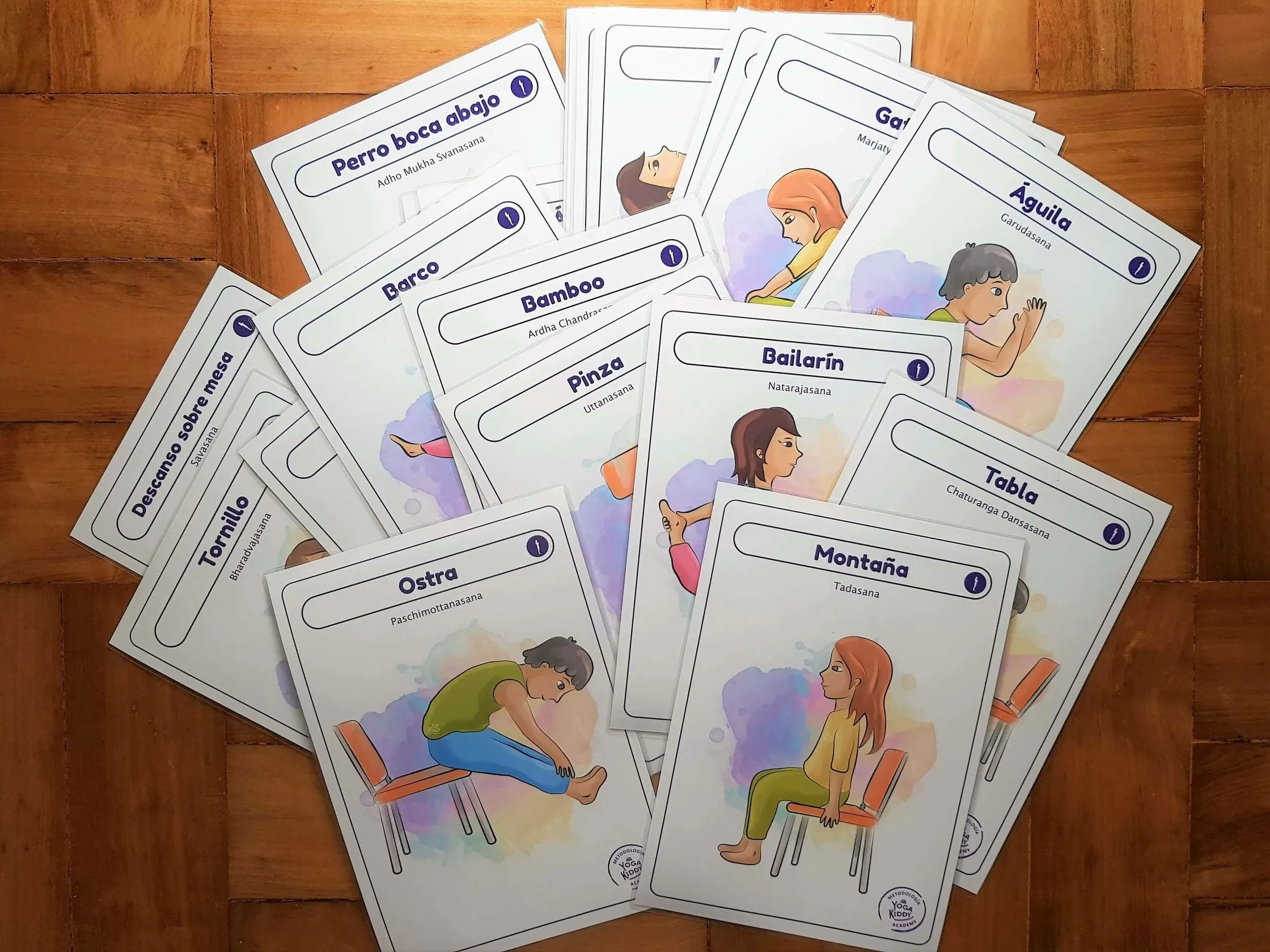 Cartas de Yoga para el Aula