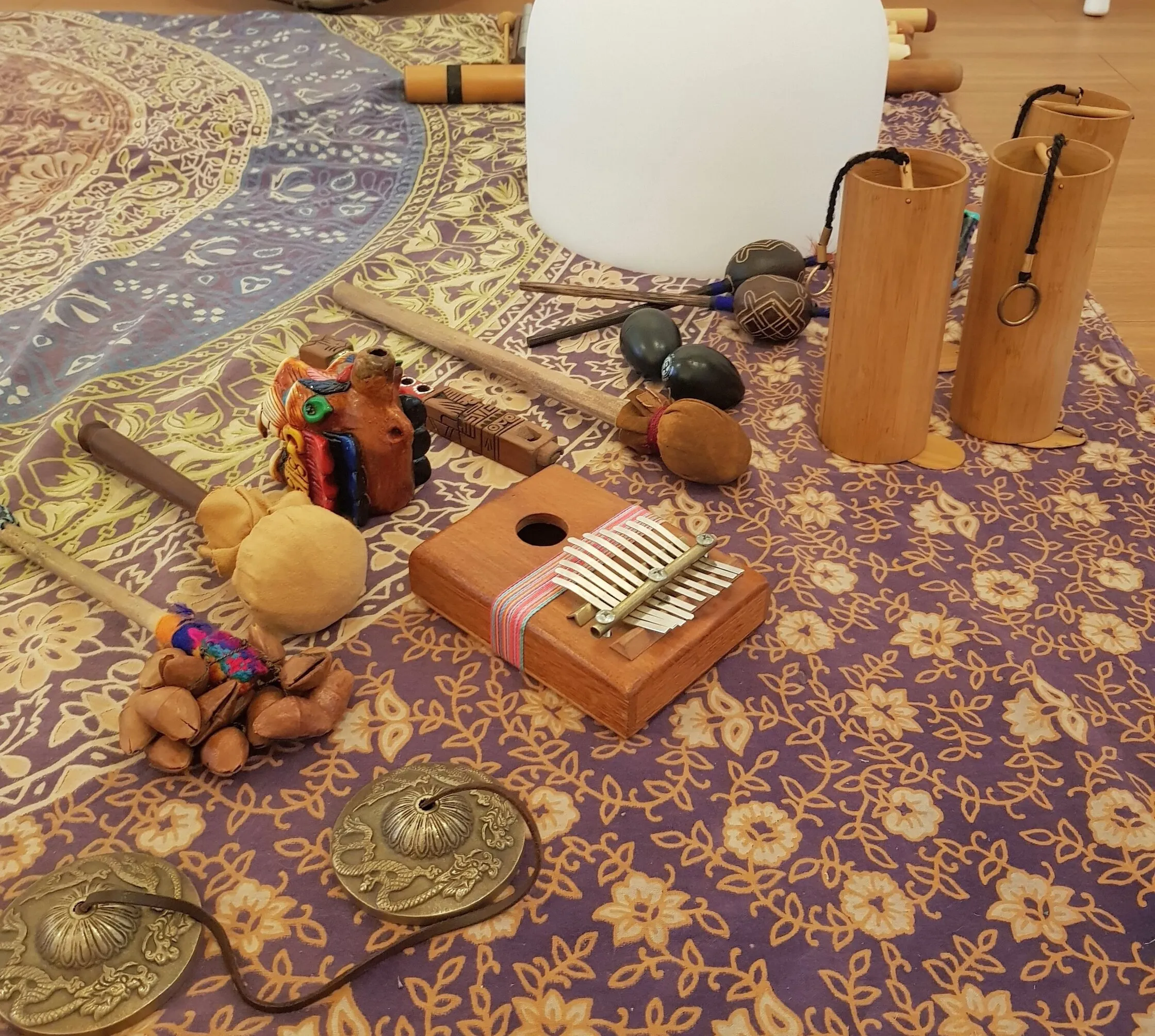 instrumentos musicales yoga infantil sonotera