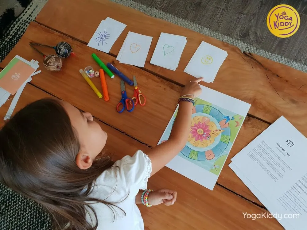juego yoga niños imprimir
