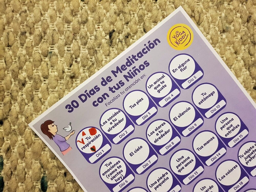 calendario 30 dias meditacion