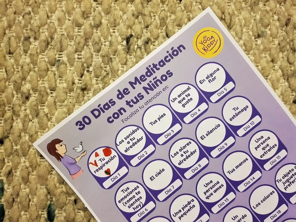 calendario 30 dias meditacion