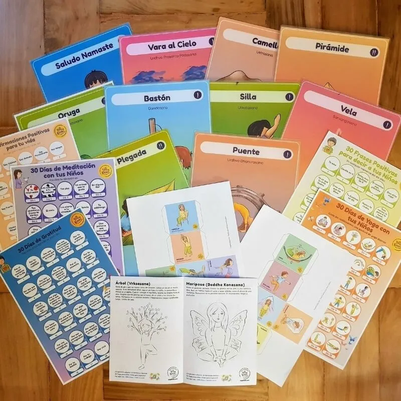 Cartas de Yoga Infantil GRATIS