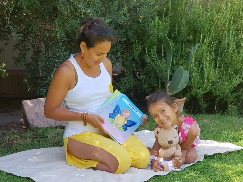 tarjetas de yoga infantil cartas