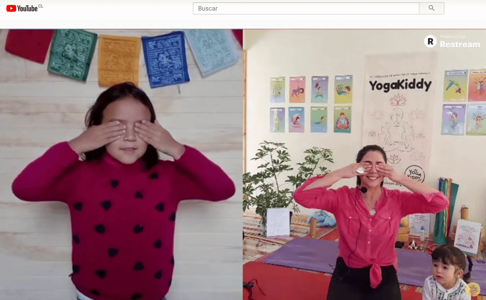 clase de yoga gratis para la familia