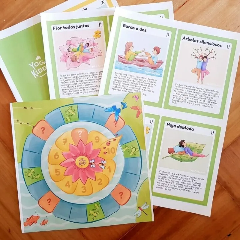 Juego de Yoga YogaKiddy Imprimible