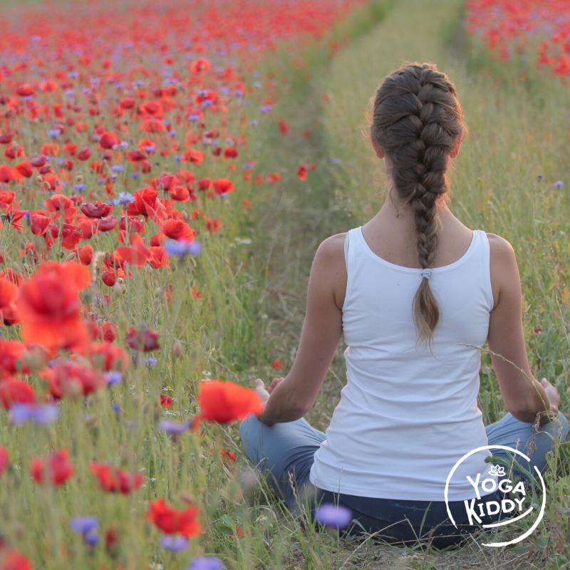 yoga infantil naturaleza